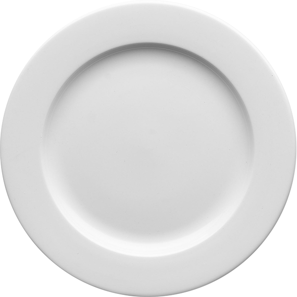 Тарелка мелкая «Монако Вайт»; материал: фарфор; диаметр=20 см.; белый