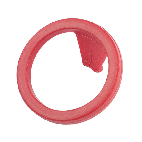 Прокладка для сифона; резина; диаметр=45, высота=25 мм; красный