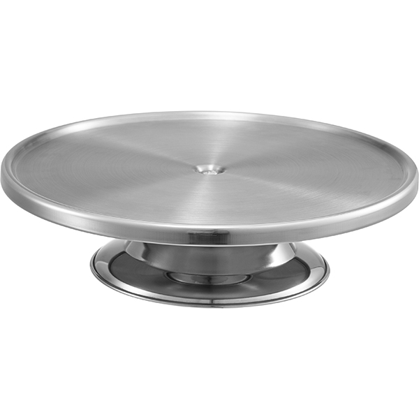 Подставка для торта «Проотель»; сталь; диаметр=33, высота=8 см.; металлический