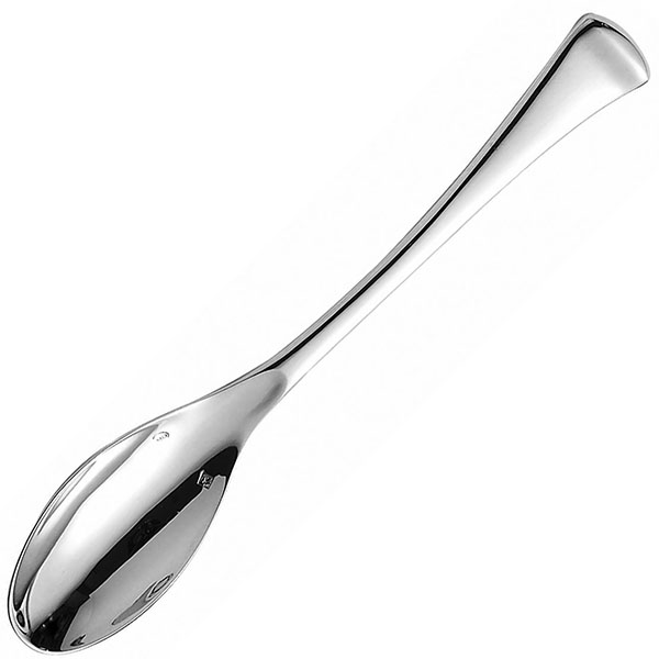 Ложка десертная «Диаз»; сталь нержавеющая; длина=214/101, ширина=2 мм; металлический
