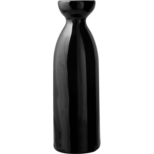 Бутылка для саке «Кунстверк»; материал: фарфор; 220 мл; диаметр=6, высота=17 см.; цвет: черный