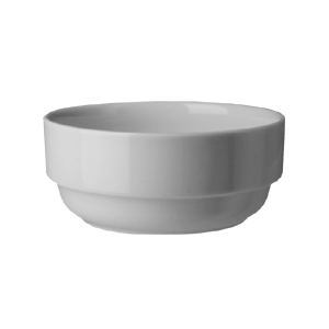 Салатник «Прага»; материал: фарфор; 350 мл; диаметр=12, высота=5 см.; белый